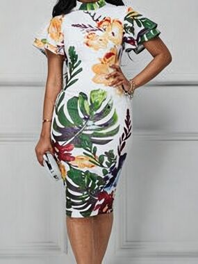 Floral Bodycon Dress